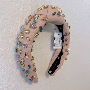 NWT Lele Sadoughi Candy Jeweled Headband.
